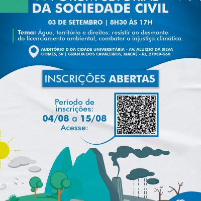 Evento promove debate sobre licenciamento ambiental, justiça climática e participação social na gestão das águas