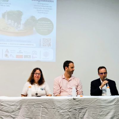 Durante evento na UENF, em Macaé, a diretora presidente Maria Inês destacou o compromisso do Comitê com a justiça climática, os usos múltiplos da água e as parcerias institucionais na RH-VIII